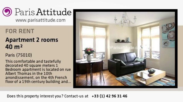 1 Bedroom Apartment for rent - République, Paris - Ref. 2423