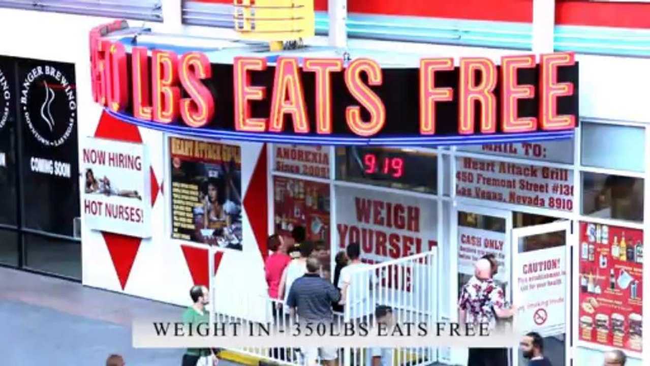 SEXY NURSES OF HEART ATTACH GRILL - AN ASS SPANKING GOOD TIME IN DOWNTOWN LAS VEGAS