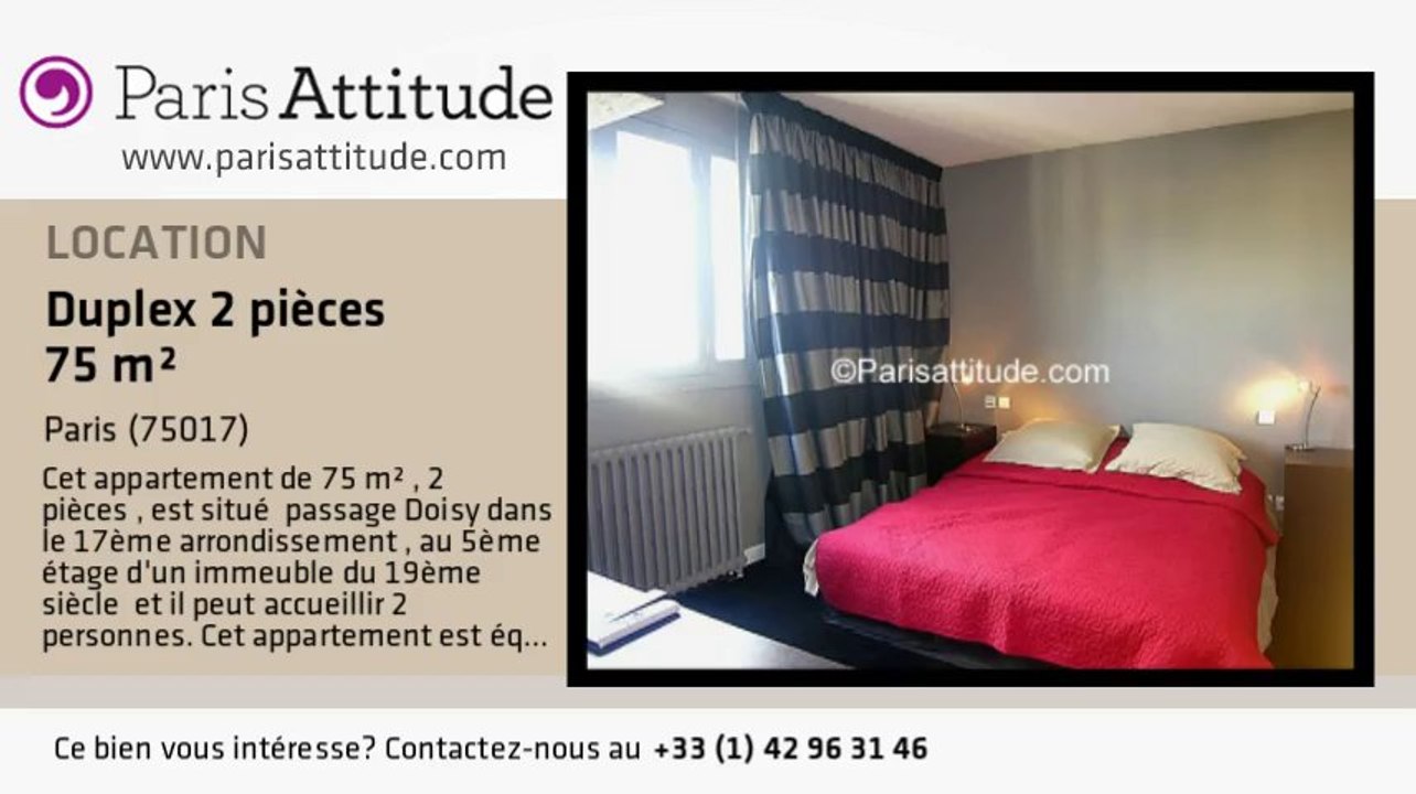 Duplex 1 Chambre à louer - Porte Maillot/Palais des Congrès, Paris - Ref. 6686