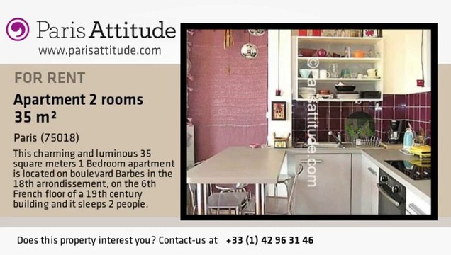 1 Bedroom Apartment for rent - Marx Dormoy, Paris - Ref. 2371