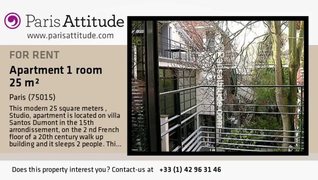 Studio Apartment for rent - Plaisance/Pernety, Paris - Ref. 6174