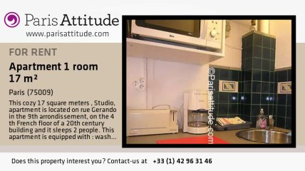 Studio Apartment for rent - Poissonnière, Paris - Ref. 5452