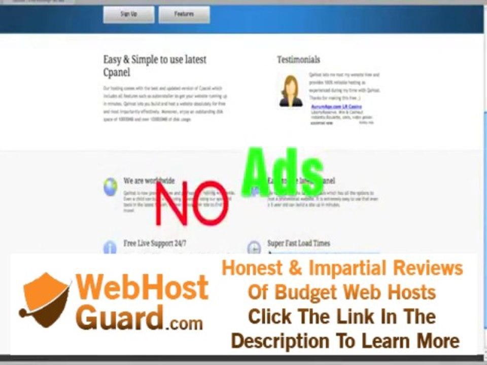 Best Free Web Hosting Site 2013- Neq3 Hosting- Super Fast- Unlimited Hosting, No Ads