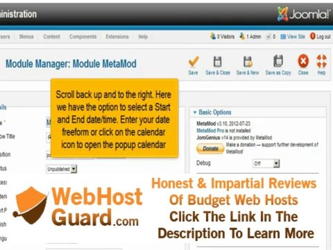 How to display modules conditionally using MetaMod in Joomla | FastDot Cloud Hosting