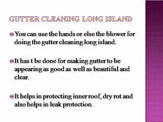 Gutter cleaning Long Island