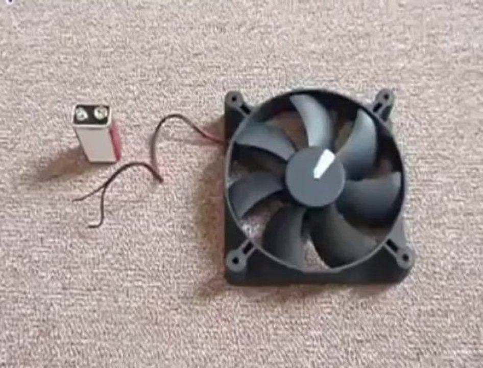 Must Watch : Run fan without Power ;)