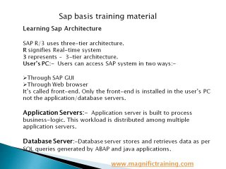 Sap basis training material