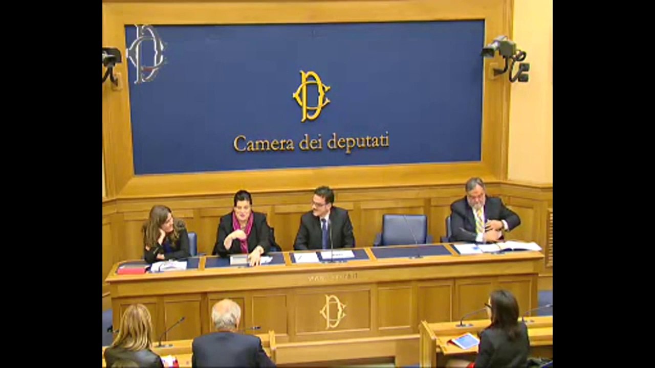 Roma - Conferenza stampa di Chiara Gribaudo (12.11.13)