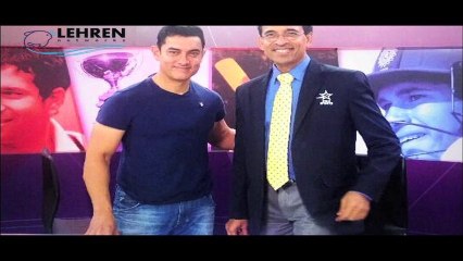 Aamir Khan At Wankhede For Sachin 200th Test