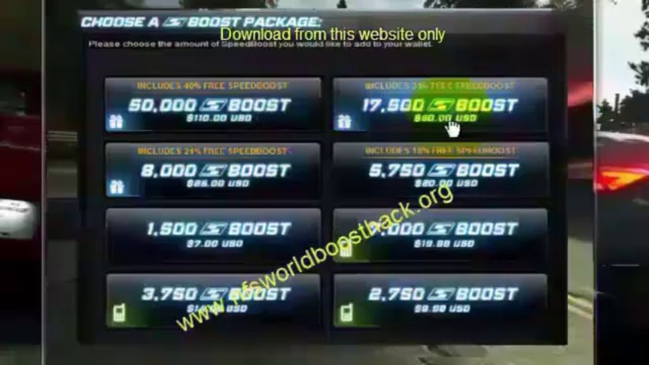 Free Speed Boost for NFS World. Legal Way! HD