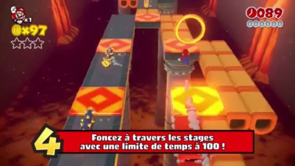 Vidéo gameplay de Super Mario 3D World sur Wii U