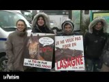 Opération escargot dans le sud de Paris contre l'équitaxe