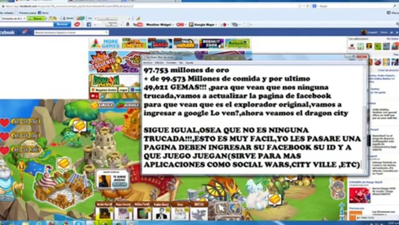 Hack Gemas Dragon City 2013