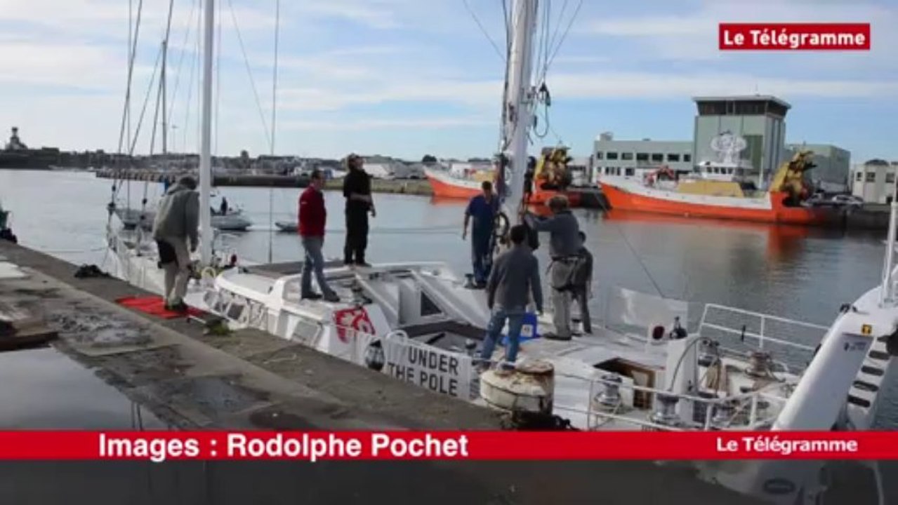 Concarneau. Les préparatifs de l'expédition "Under The Pole" s'intensifient.