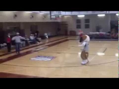 Mascot Scores with Half-Court Shot