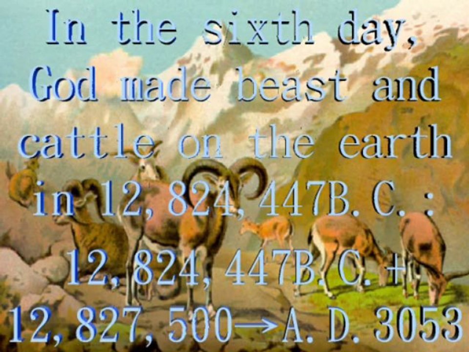 The Mystery of Holy Bible: From Jubilee Creation to A.D.2054 Kingdom of Millennium: A.D.2034-2054 Great tribulation of the world 21 years, A.D. 2034 China will unify Taiwan. Jesus will return on Th.,17th Dec.,2054. http://engfate.orgfree.com/jesuscom