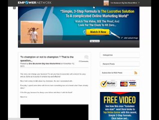 Ajouter son nom de domaine au Blog Empower Network