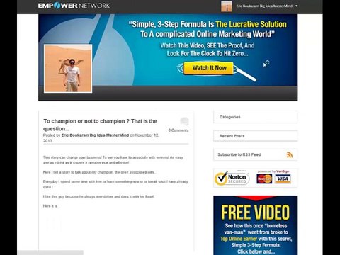 Set up your domain name with empower network's blog