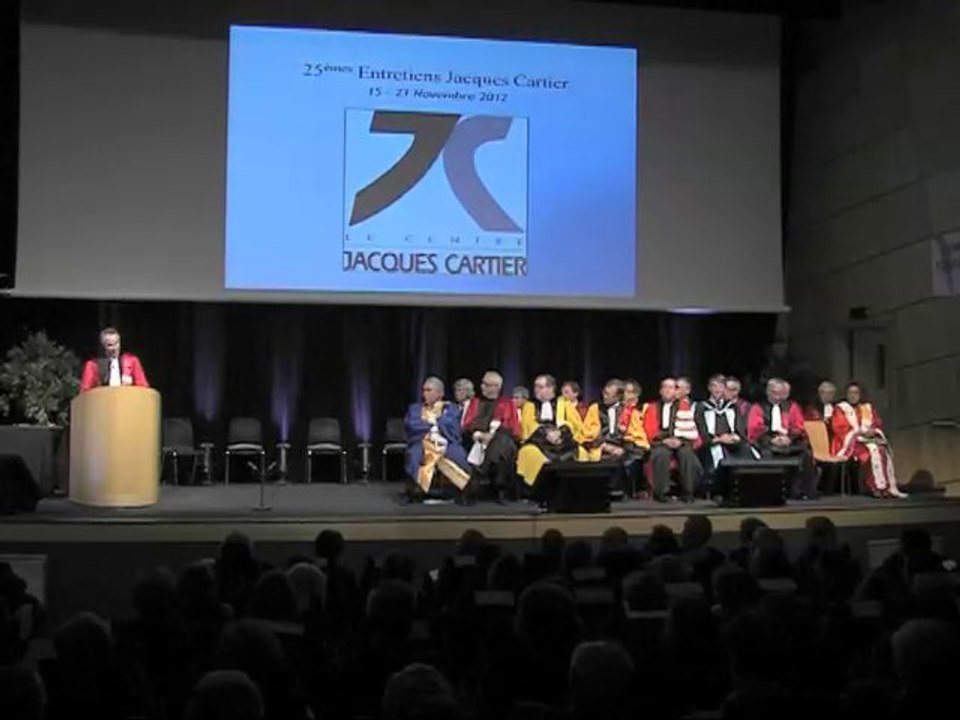 Remise des Doctorats Honoris Causa lors des 25e Entretiens