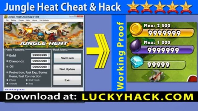 Jungle Heat Cheat Gold, Oil, Diamonds - No rooting Functioning Jungle Heat Gold Cheat