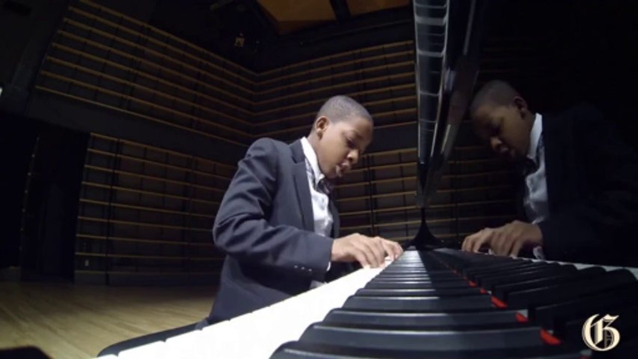 Piano prodigy Daniel Clarke Bouchard plays Debussy