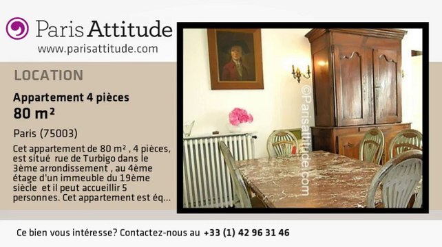 Appartement 3 Chambres à louer - Temple, Paris - Ref. 3717