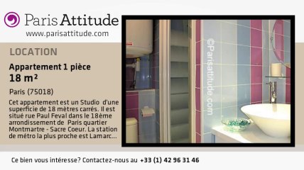 Appartement Studio à louer - Sacré Cœur, Paris - Ref. 3667