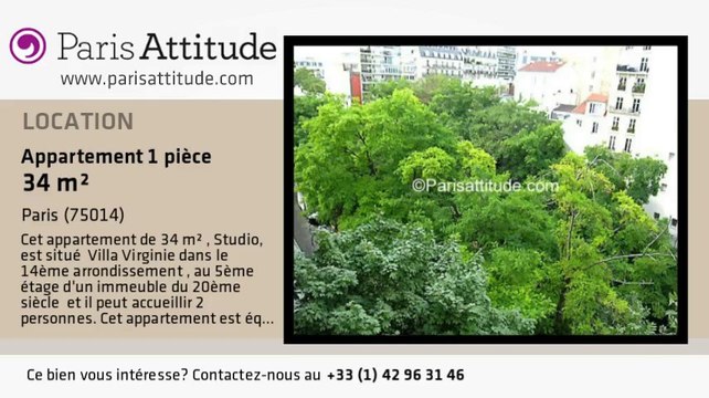Appartement Studio à louer - Alésia, Paris - Ref. 7472