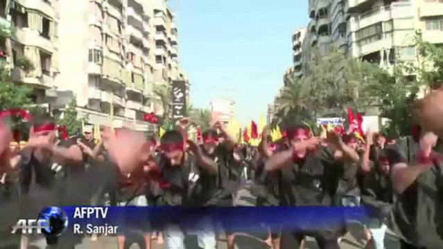 Hezbollah chief speaks as Lebanese Shiites mark Ashura.