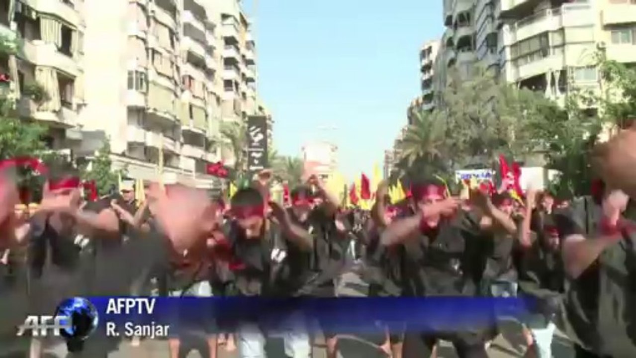 Hezbollah chief speaks as Lebanese Shiites mark Ashura.