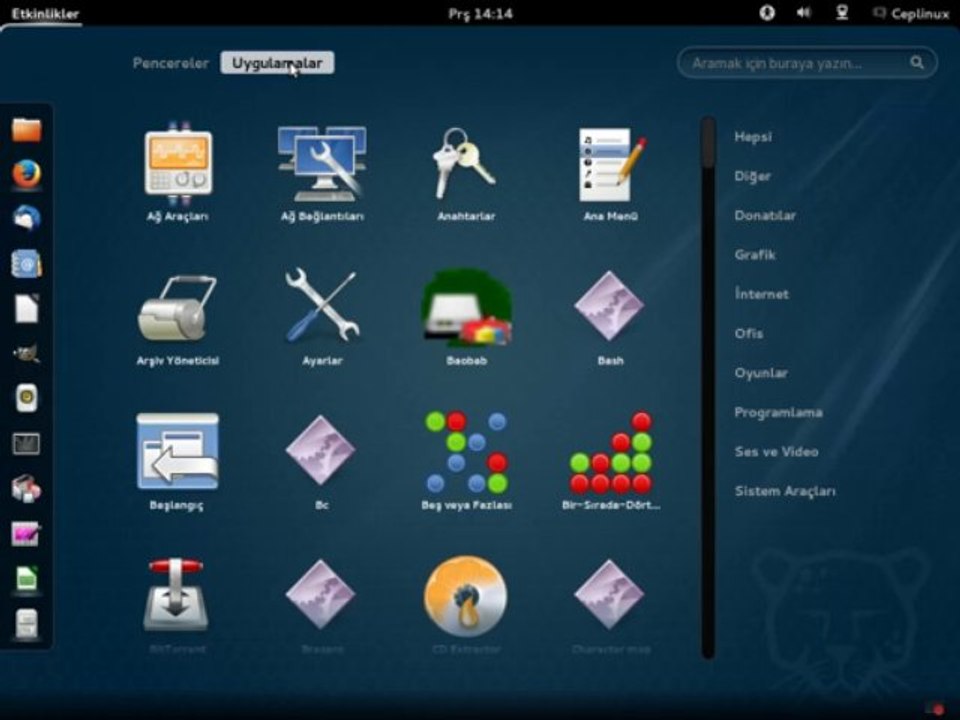 Linux Masaüstü - Gnome 3
