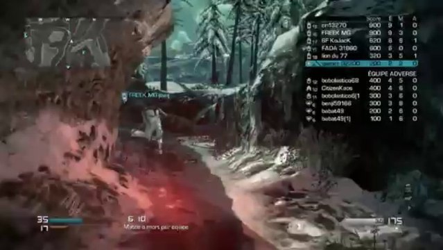 (thegamer) call of duty ghost match a mort par équipe sur whiteout