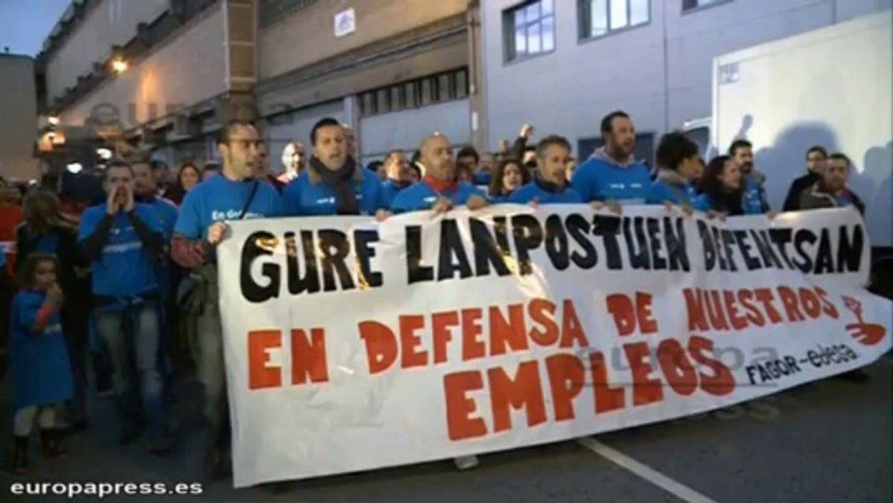 Trabajadores de Edesa se manifiestan en Basauri