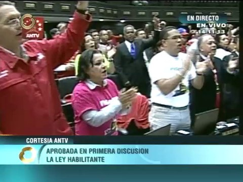 Mayoría oficialista aprueba Ley Habilitante en primera discusión