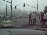 incendios en el sur de california llegan a tijuana mucho fuego bomberos