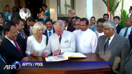 Prince Charles in Sri Lanka for Commonwealth meeting