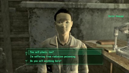 Fallout: New Vegas Dr. Usanagi Low Intelligence Conversation