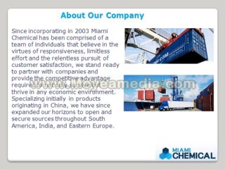 chemical supplies miami