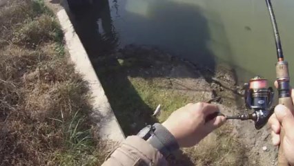 창원 산남지 3598 7번째 구석패턴 시작 11.13.2013 GoPro Bass Fishing