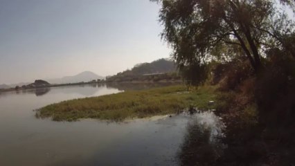 창원 산남지 3659 나무 아래 포인트 11.13.2013 GoPro Bass Fishing