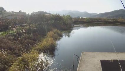 창원 산남지 3700 봉곡지 진입 11.13.2013 GoPro Bass Fishing