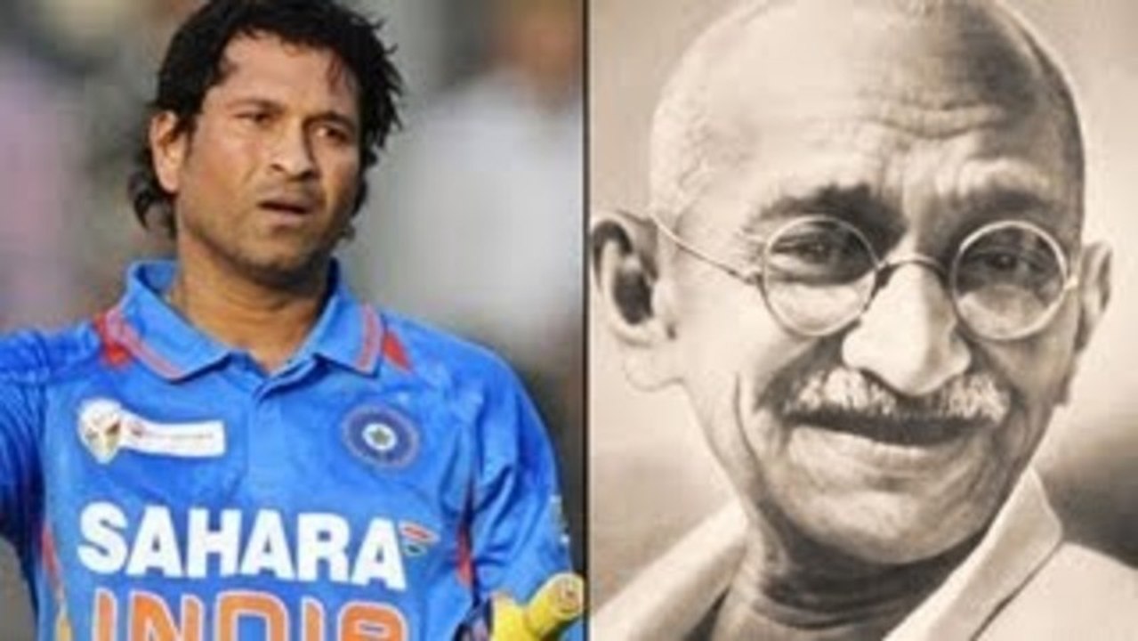 US Media Compares Sachin Tendulkar With Mahatma Gandhi