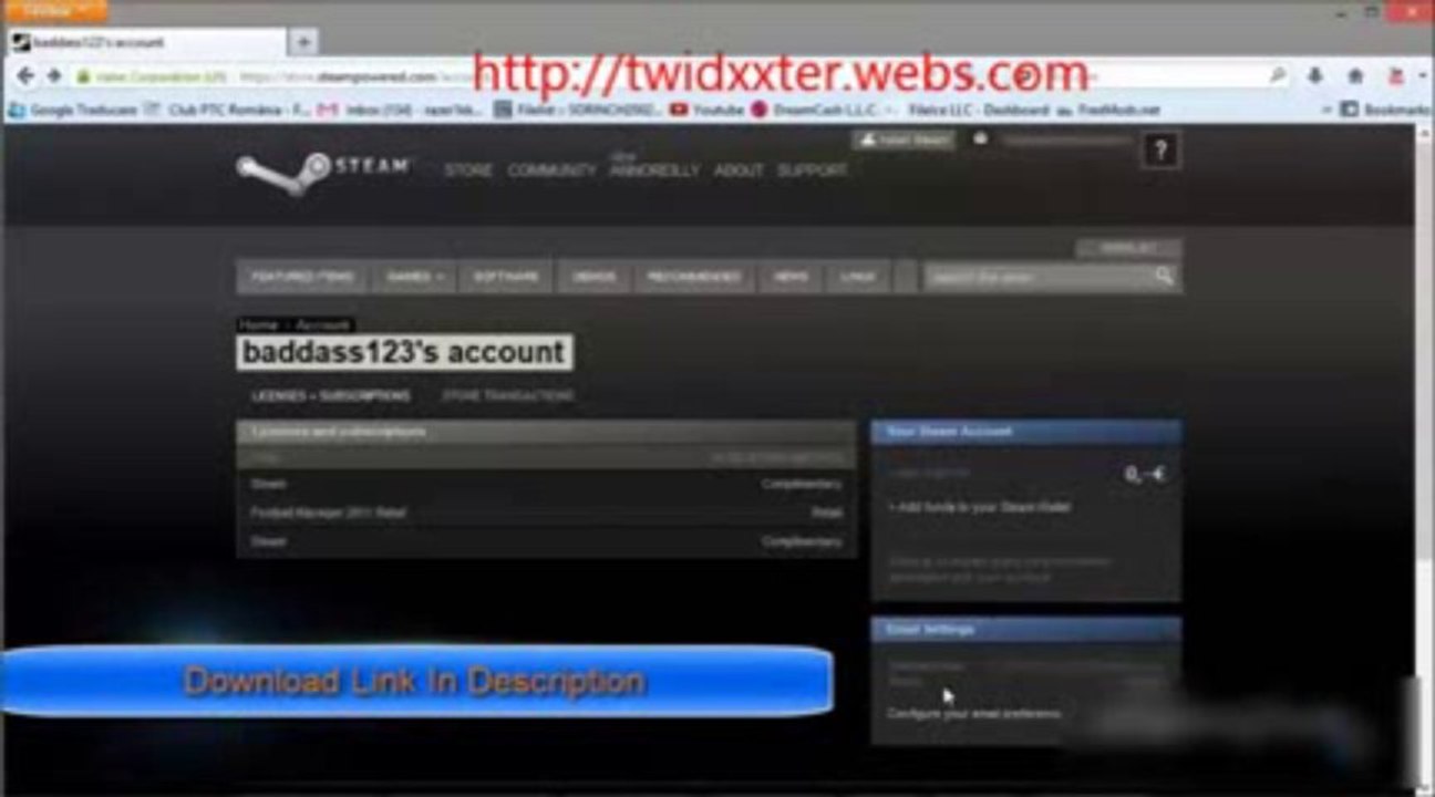 Steam Wallet Hack | Pirater | Link In Description 2013 - 2014 Update