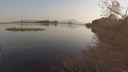 창원 산남지 3739 극 상류 아래쪽 11.13.2013 GoPro Bass Fishing