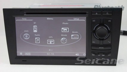 LCD touch screen nav radio bluetooth dvd for Audi S6