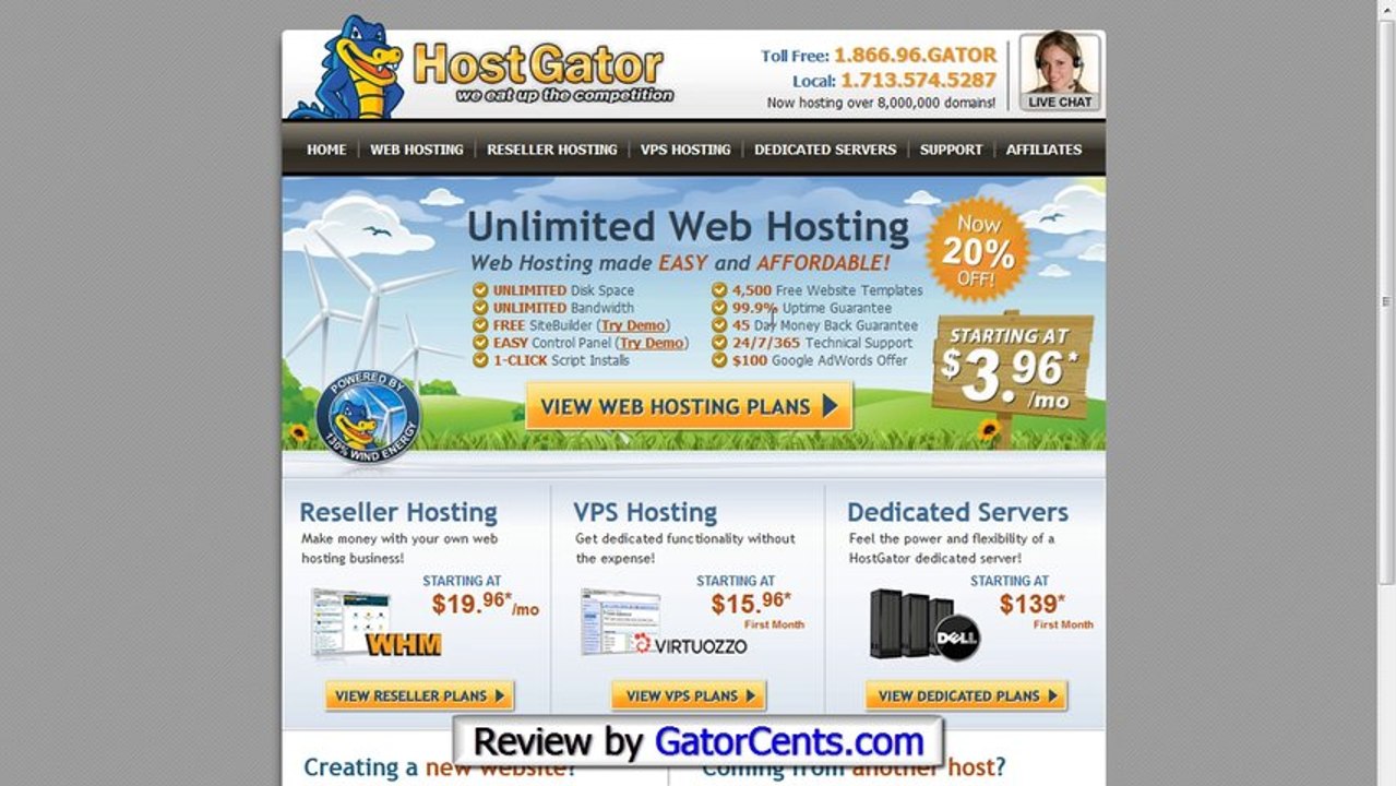 UK Web Hosting Reviews - Hostgator Coupon Code: GATORCENTS