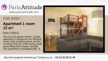 Studio Apartment for rent - Motte Piquet Grenelle, Paris - Ref. 7210