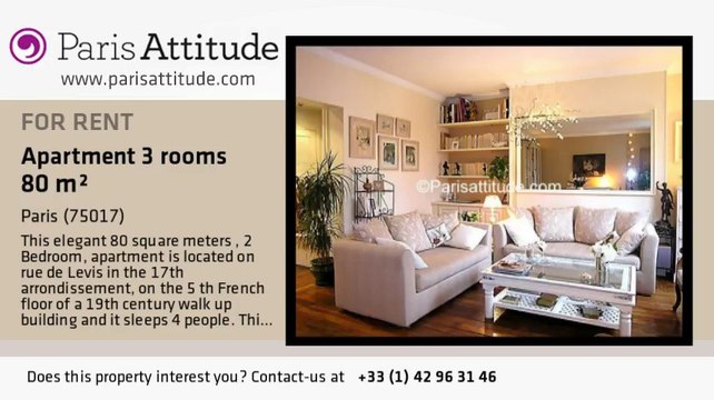 2 Bedroom Apartment for rent - Batignolles, Paris - Ref. 6872