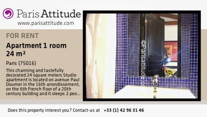 Studio Apartment for rent - La Muette, Paris - Ref. 3516