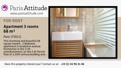 2 Bedroom Apartment for rent - Parmentier, Paris - Ref. 6717